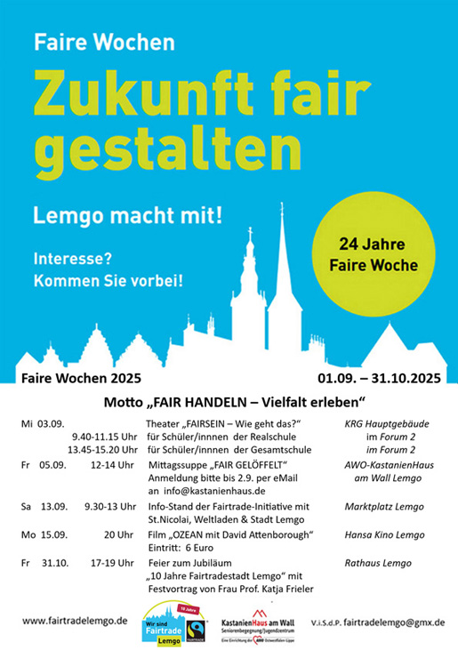 Faire Wochen 2025 Programm